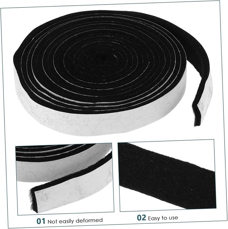 High Density Foam Weather Stripping Door Seal Strip Self Adhesive Insulation Soundproofing Smoke Seal - Image 3